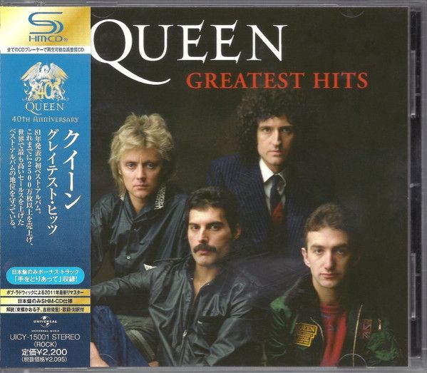 Queen.GreatestHits(Japan,SHM-CD,Universal,UICY-15001,2011)CDдиск