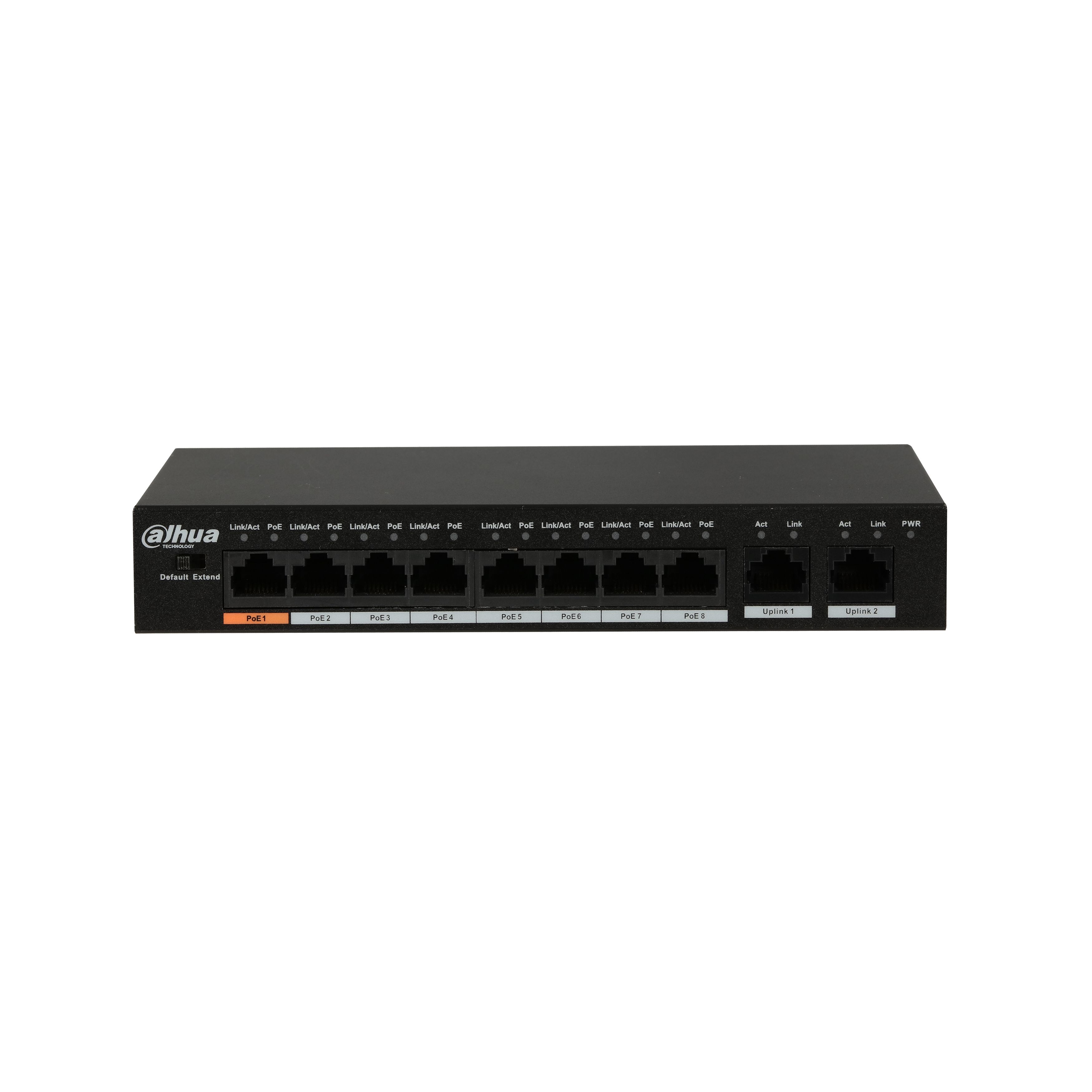 DahuaКоммутаторDH-PFS3010-8ET-96,черный