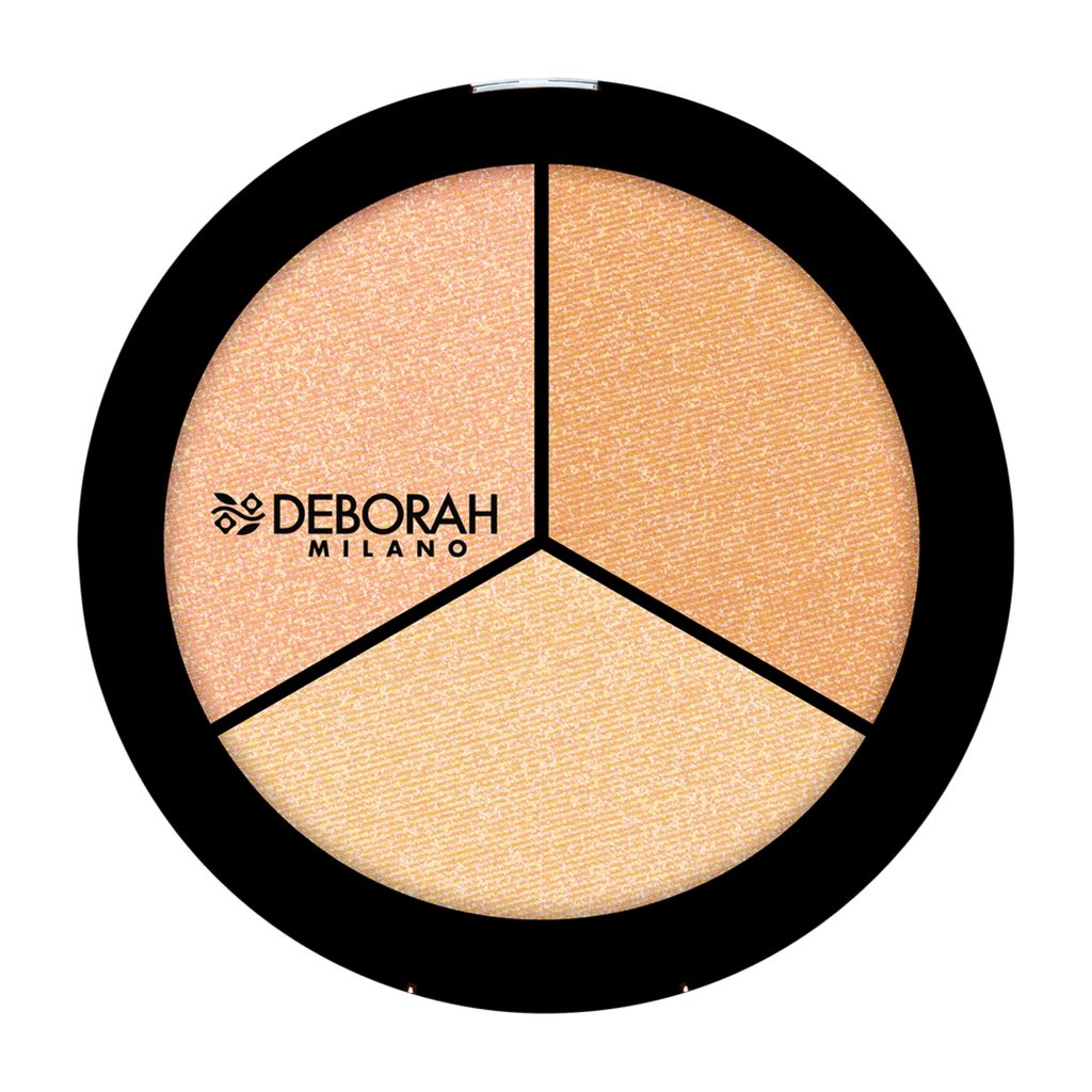 DEBORAH MILANO Палетка хайлайтеров для лица Highlighter Palette, 5 г