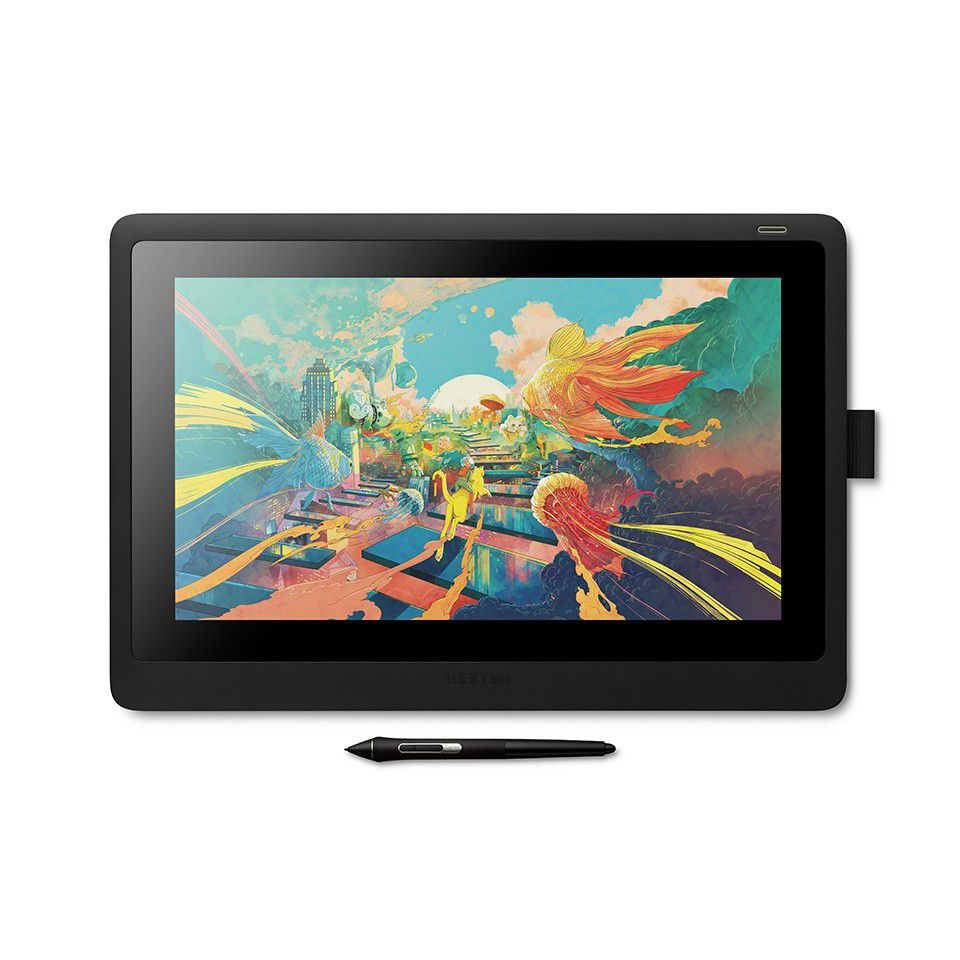 ГрафическийпланшетWacomCintiq16,15.6"FullHD,5080lpi,25точ/сек,USB,HDMI,черный