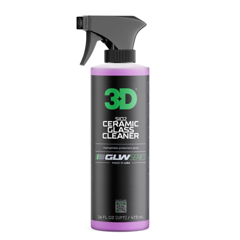 Очиститель стекол с гидрофобным эффектом 3D GLW Series SiO2 Ceramic Glass Cleaner, 473 мл