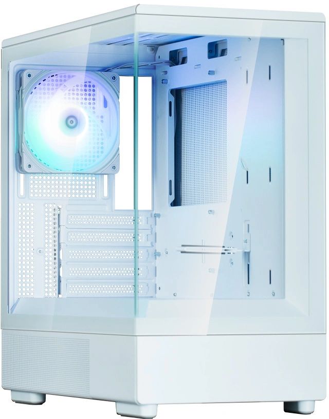 Zalman Компьютерный корпус P10, WHITE, WINDOW, ARGB, белый (P10 White)