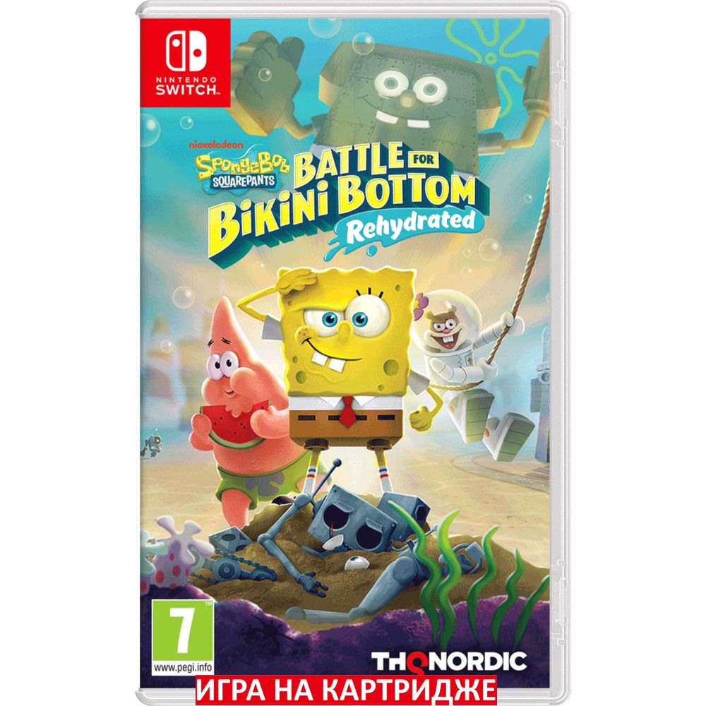 Игра SpongeBob SquarePants: Battle For Bikini Bottom – Rehydrated (Nintendo Switch, Русские субтитры)