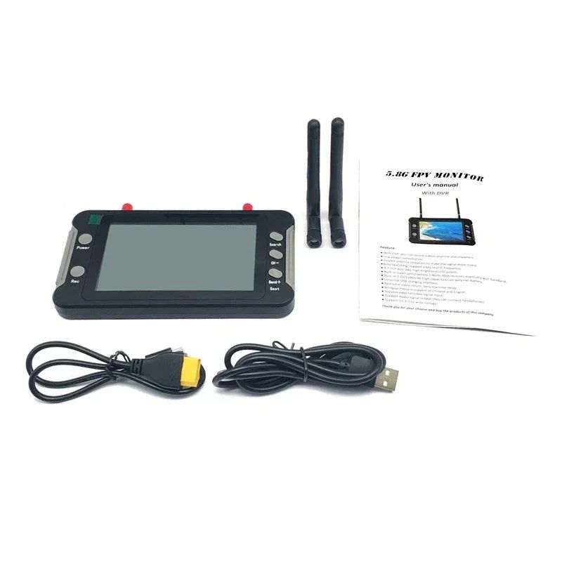 Монитор sologood 5.8 g fpv с dvr. Монитор sologood 5.8 g fpv с dvr