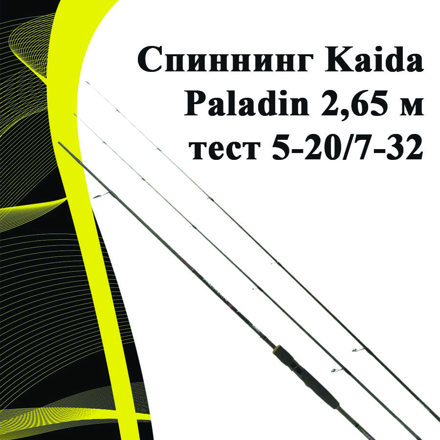 Cпиннинг Kaida Paladin 2,65 м тест 5-20/7-32