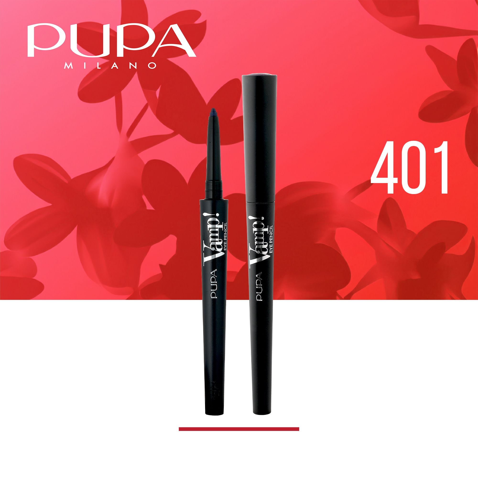 PUPA Milano Карандаш для глаз Vamp! Eye Pencil, 0,35 г, 401 Темно-фиолетовый