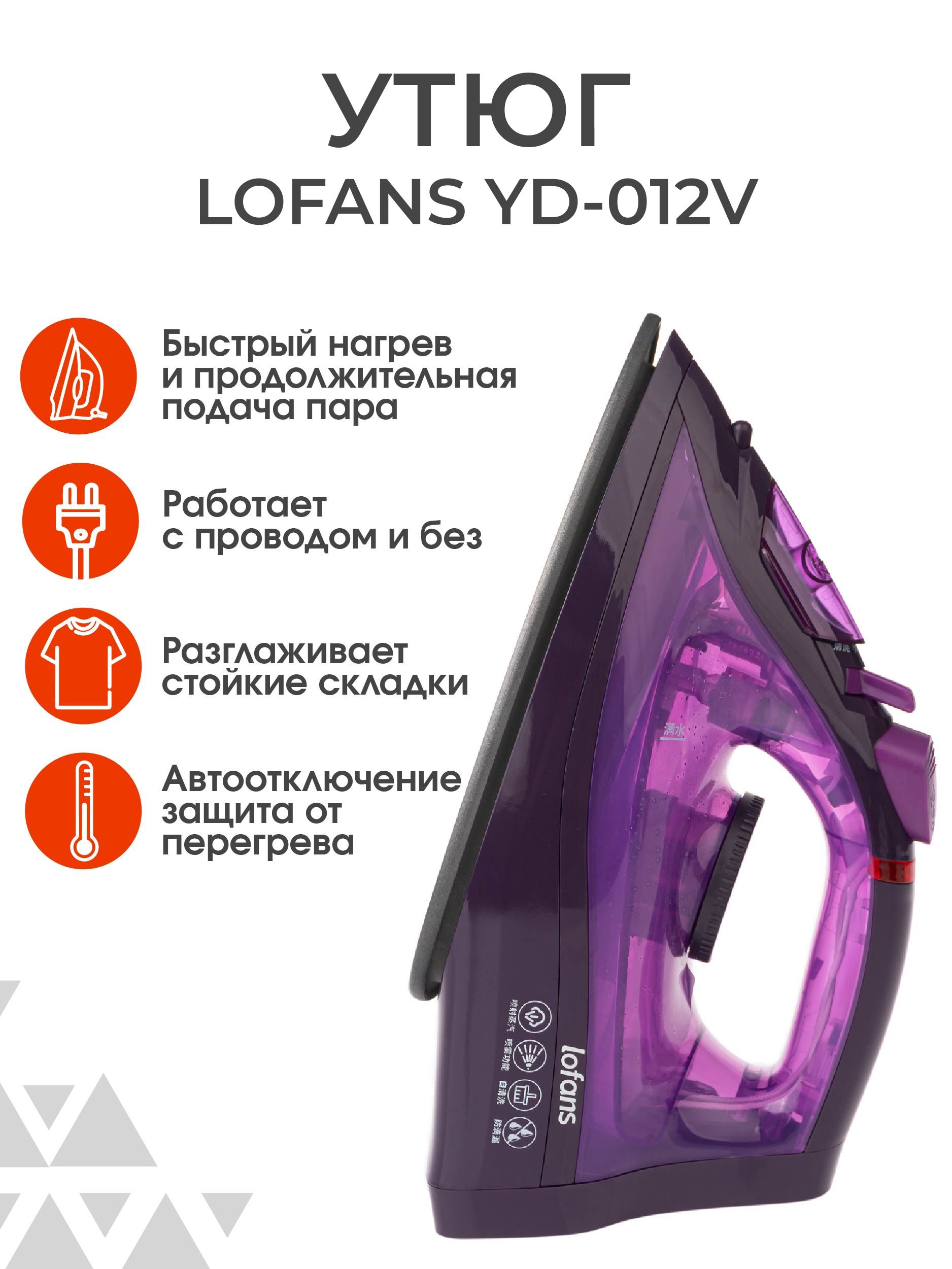 БеспроводнойпаровойутюгXiaomiElectricSteamIronФиолетовыйYD-012V