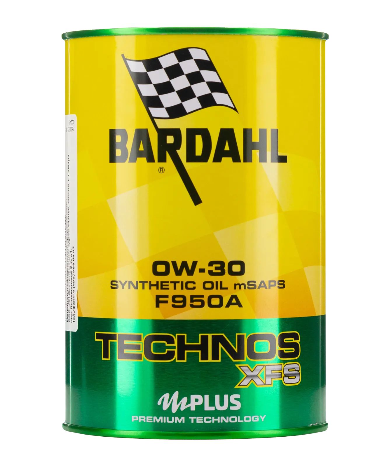 Моторное масло синтетическое 0W-30, BARDAHL 367040, 1 л