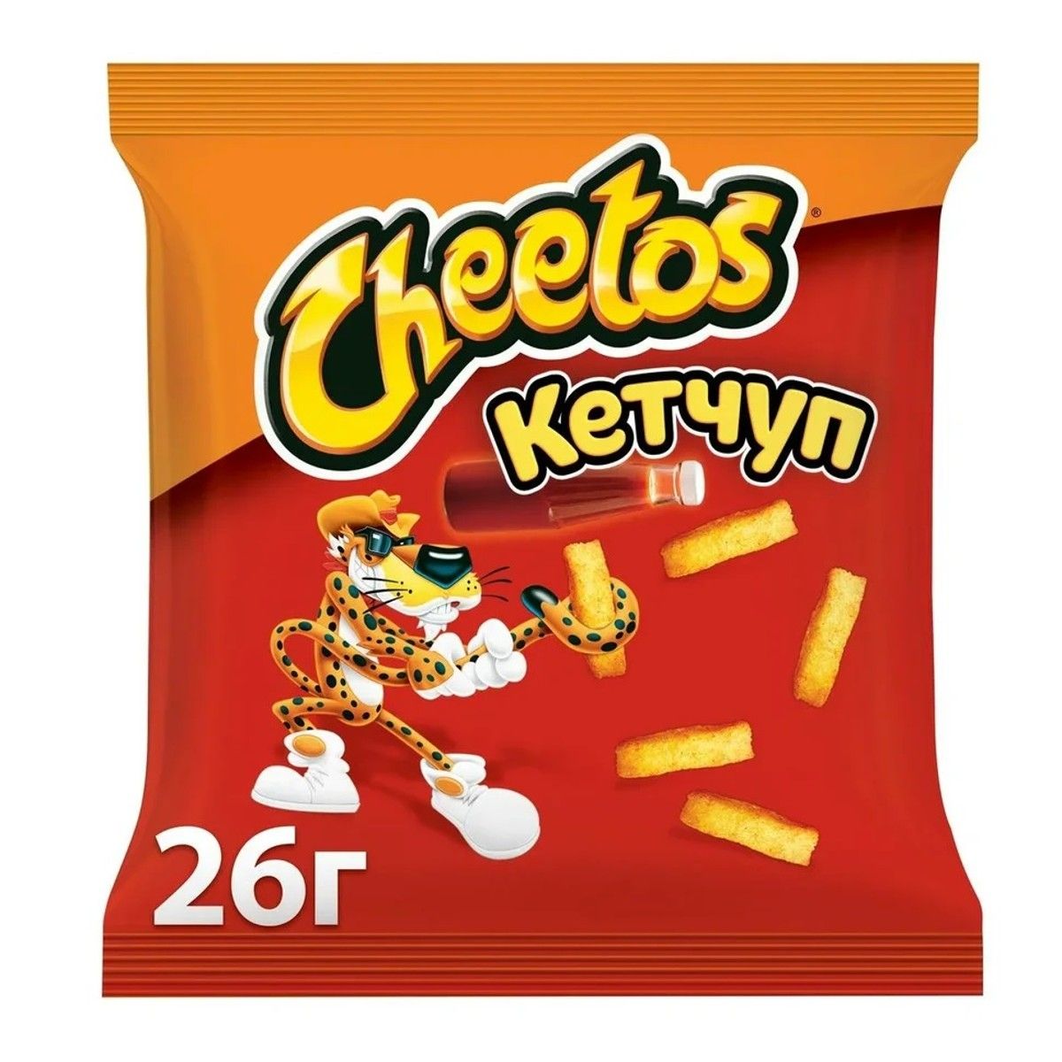 Кукурузные палочки Cheetos 26г кетчуп-10шт