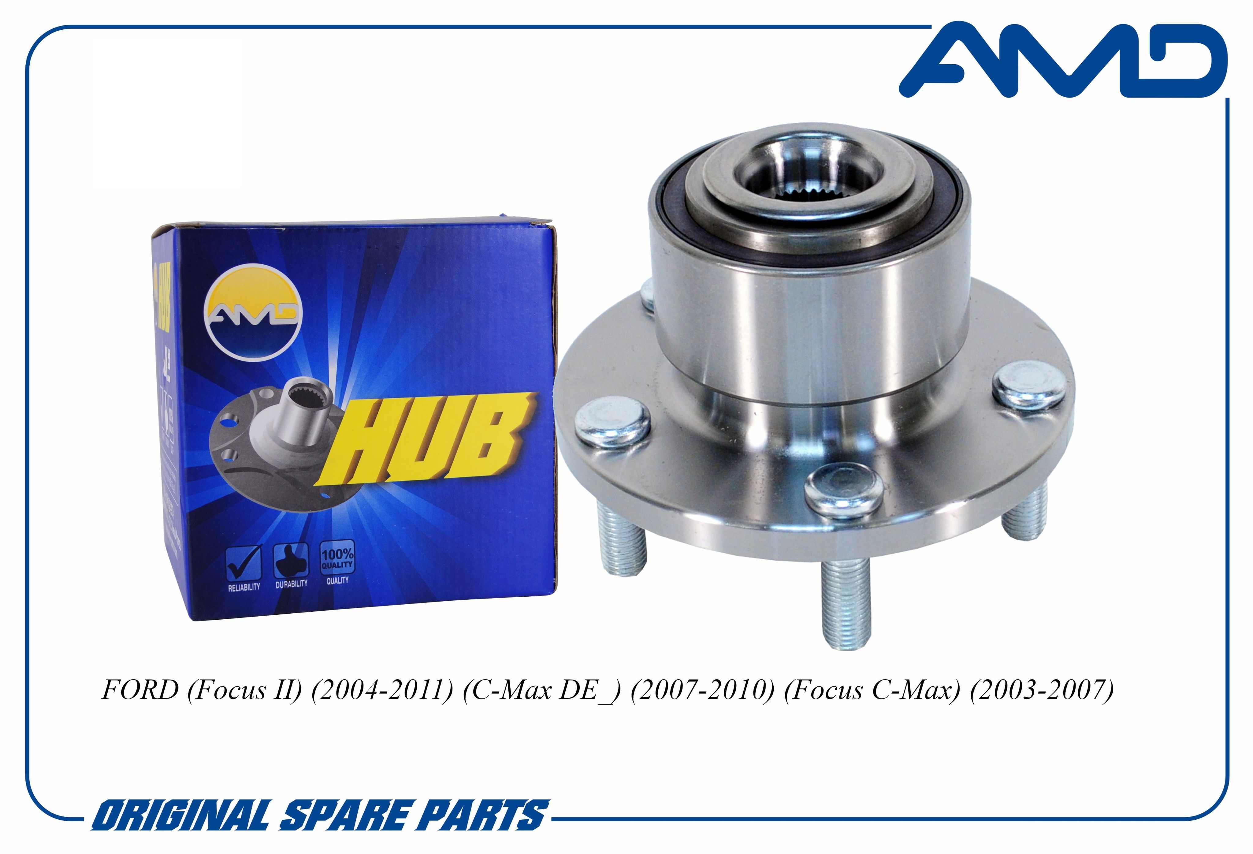 Ступица передняя amd amd.hub53 ford focus ii 2004-2011 c-max de 2007-2010 focus c-max 2003-2007