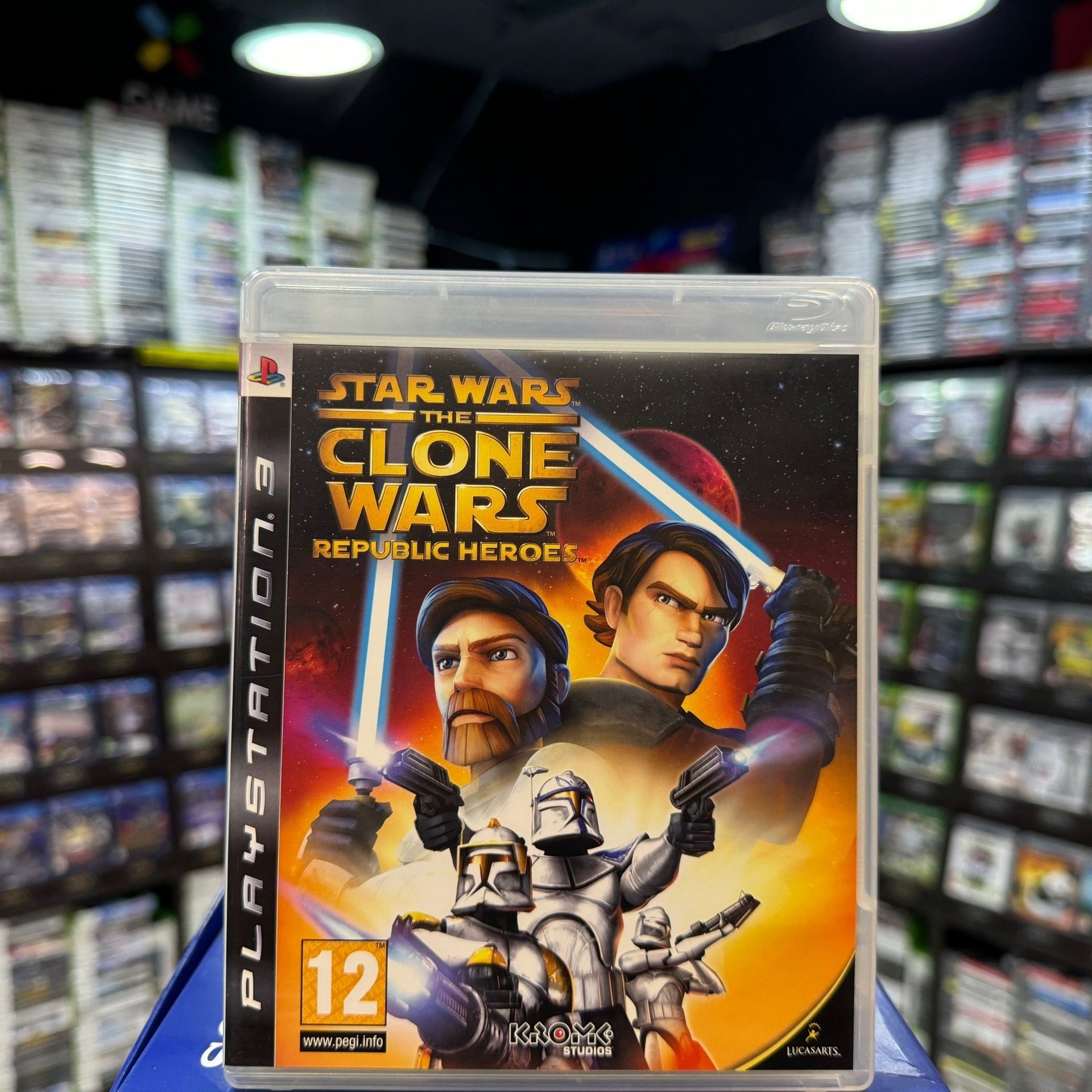 Игра Star Wars The Clone Wars: Republic Heroes PS3 (Box)