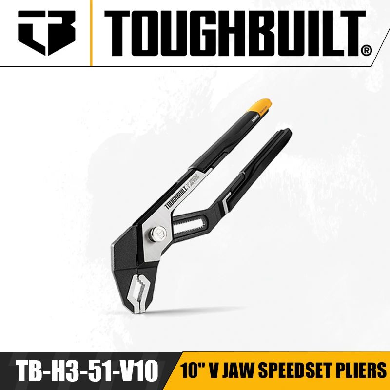 TOUGHBUILTTB-H3-51-V10TB-H3-51-V1210"/12"ПлоскогубцыVJawSpeedSetРучнойинструмент