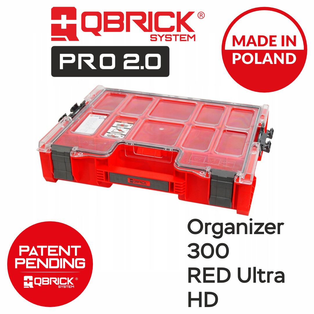 ОРГАНАЙЗЕР ДЛЯ ИНСТРУМЕНТА QBRICK SYSTEM PRO ORGANIZER 300 Red Ultra HD