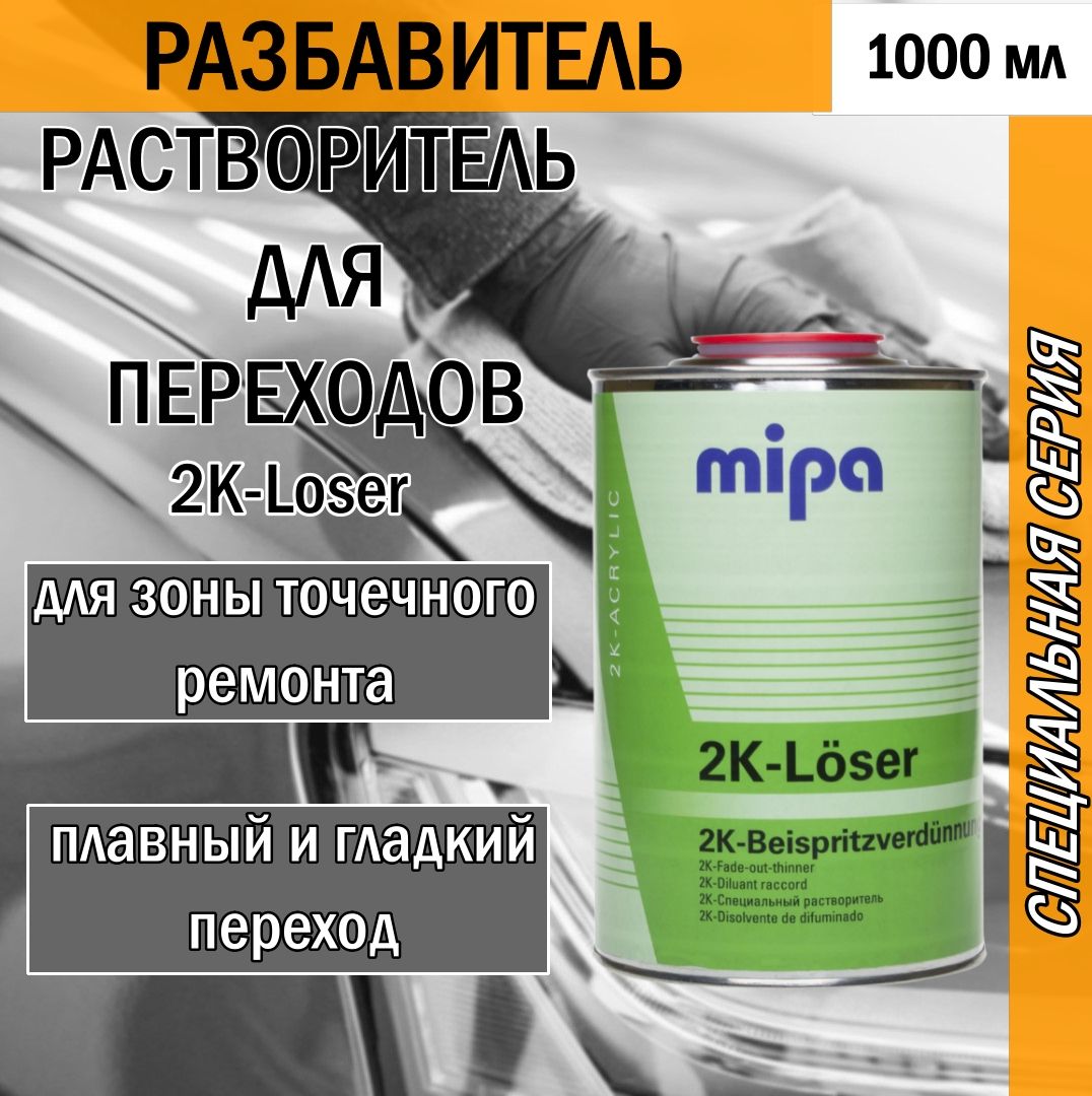 Растворитель для переходов MIPA 2K-Loser 1 литр