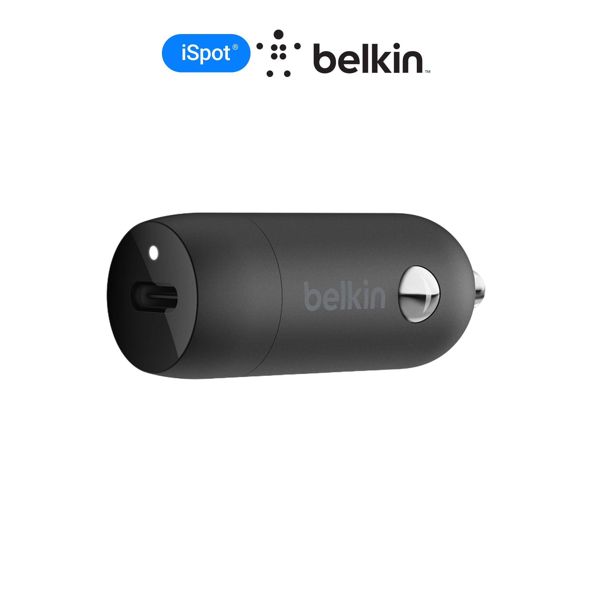 Автомобильное зарядное устройство Belkin BoostCharge USB-C PD Car Charger 30W, черный