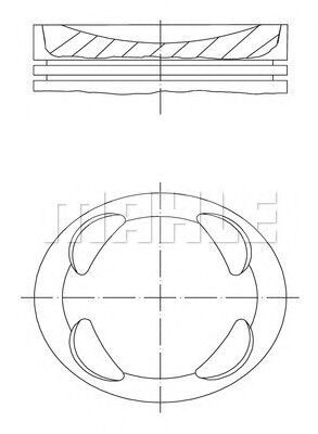 ПоршеньCITROENBERLINGO(B9)1.6VTi1202009/11-.