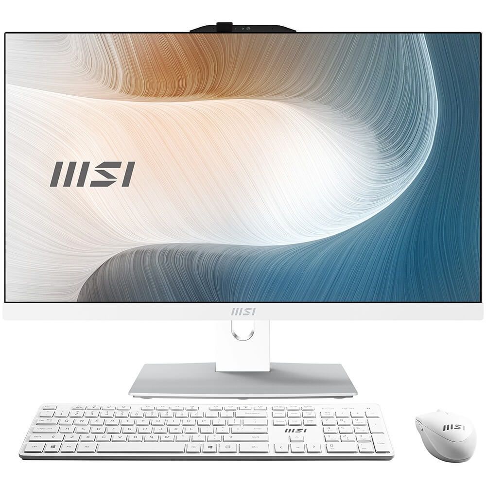 MSI 23.8" Моноблок Modern AM242P 1M-1028RU (Intel Core 5 120U, RAM 16 ГБ, SSD 512 ГБ, Intel Iris Xe Graphics, Windows 11 Pro), 9S6-AE0722-1021, белый