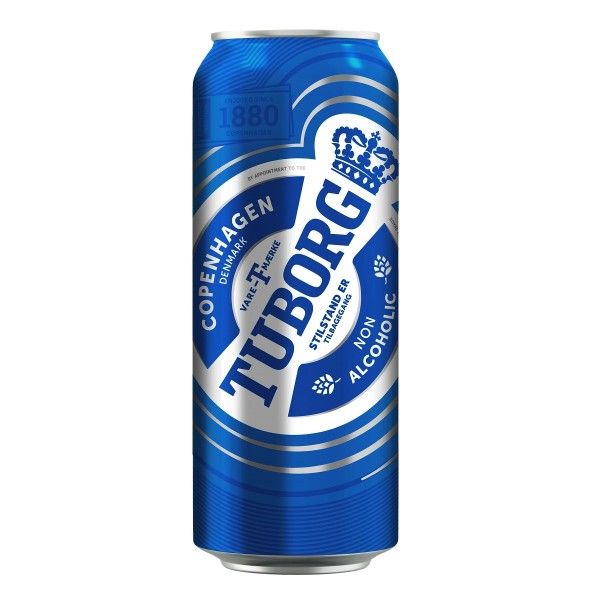 Пиво безалкогольное Tuborg 0,45л-10шт