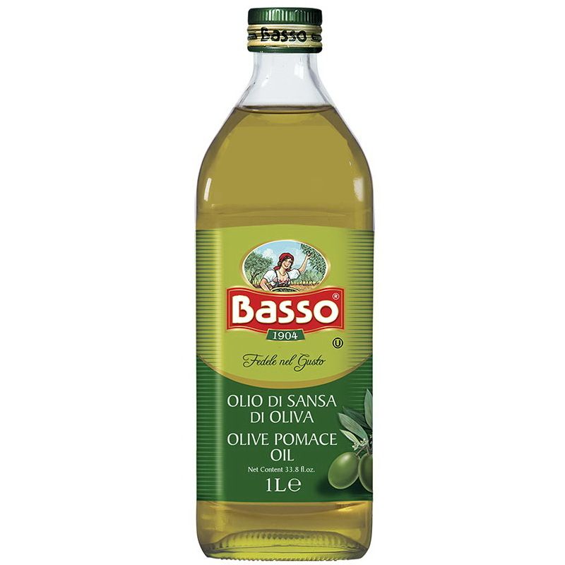 1000 мл Оливковое масло Basso Olio di sansa Рафинированное