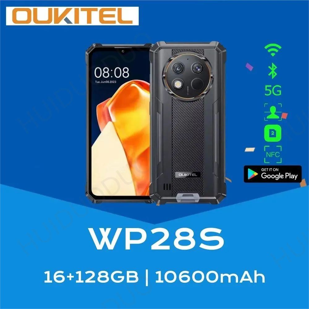 OukitelСмартфонOukitelWP28SGlobal16/128ГБ,черный