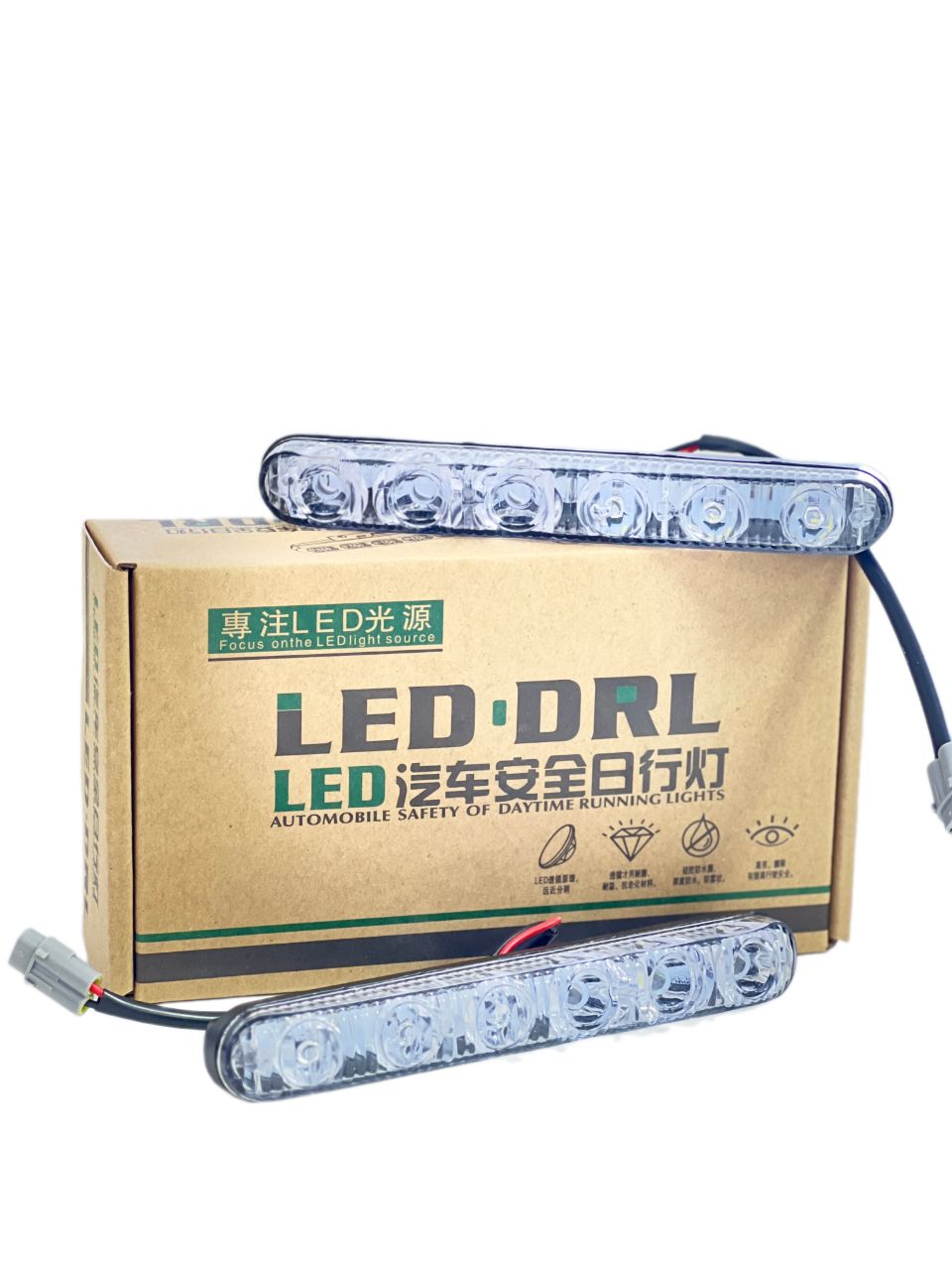 Дневныеходовыеогнидхофара3LEDDRL2*6SMD573012V2шт.