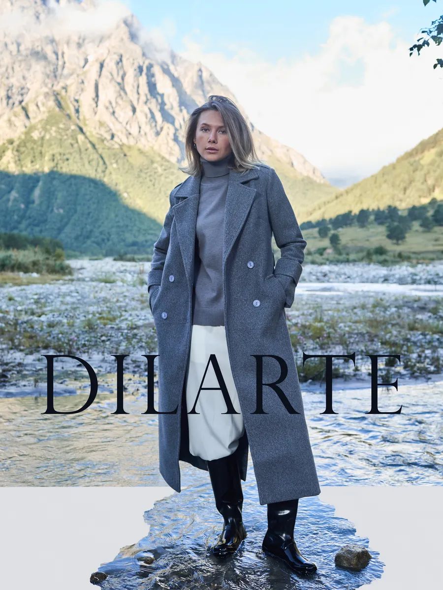 Пальто DILARTE, Демисезон, размер 48, цвет серый, Шерсть, Вискоза - купить по выгодной цене в интернет-магазине OZON (1634925794)