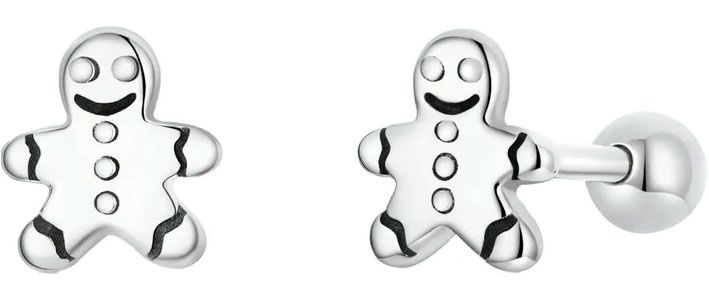 Серьги женские серебряные Bamoer