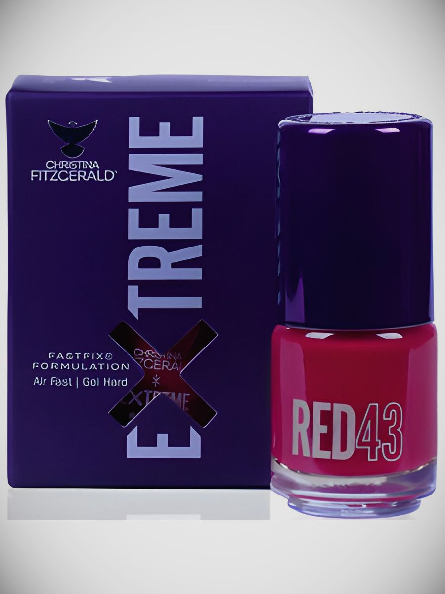 EXTREME Лак для ногтей - RED 43 / Mivis / Extreme red 43 /15ml