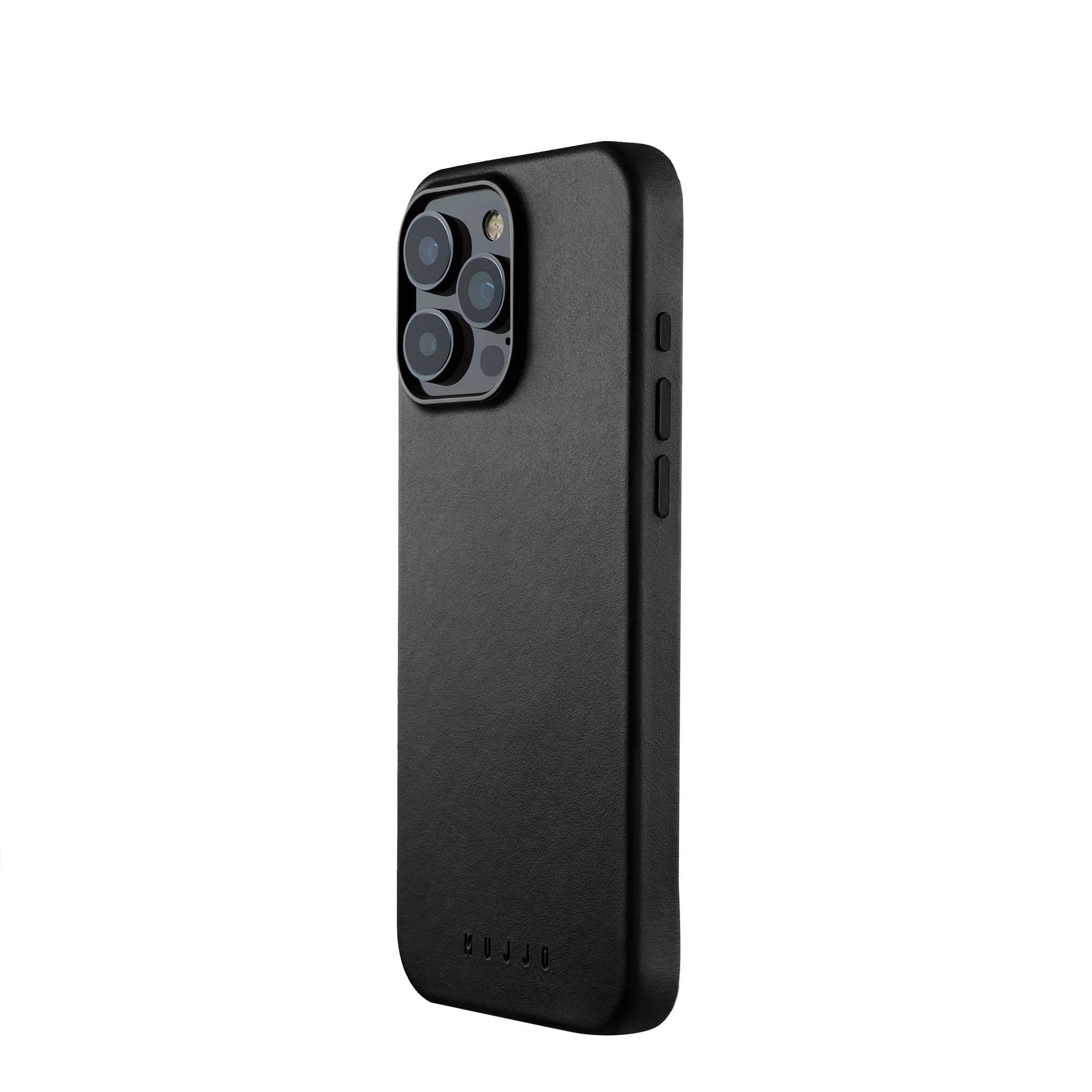 ЧехолкожаныйMujjoFullLeatherCaseMagSafeдляiPhone16ProBlack