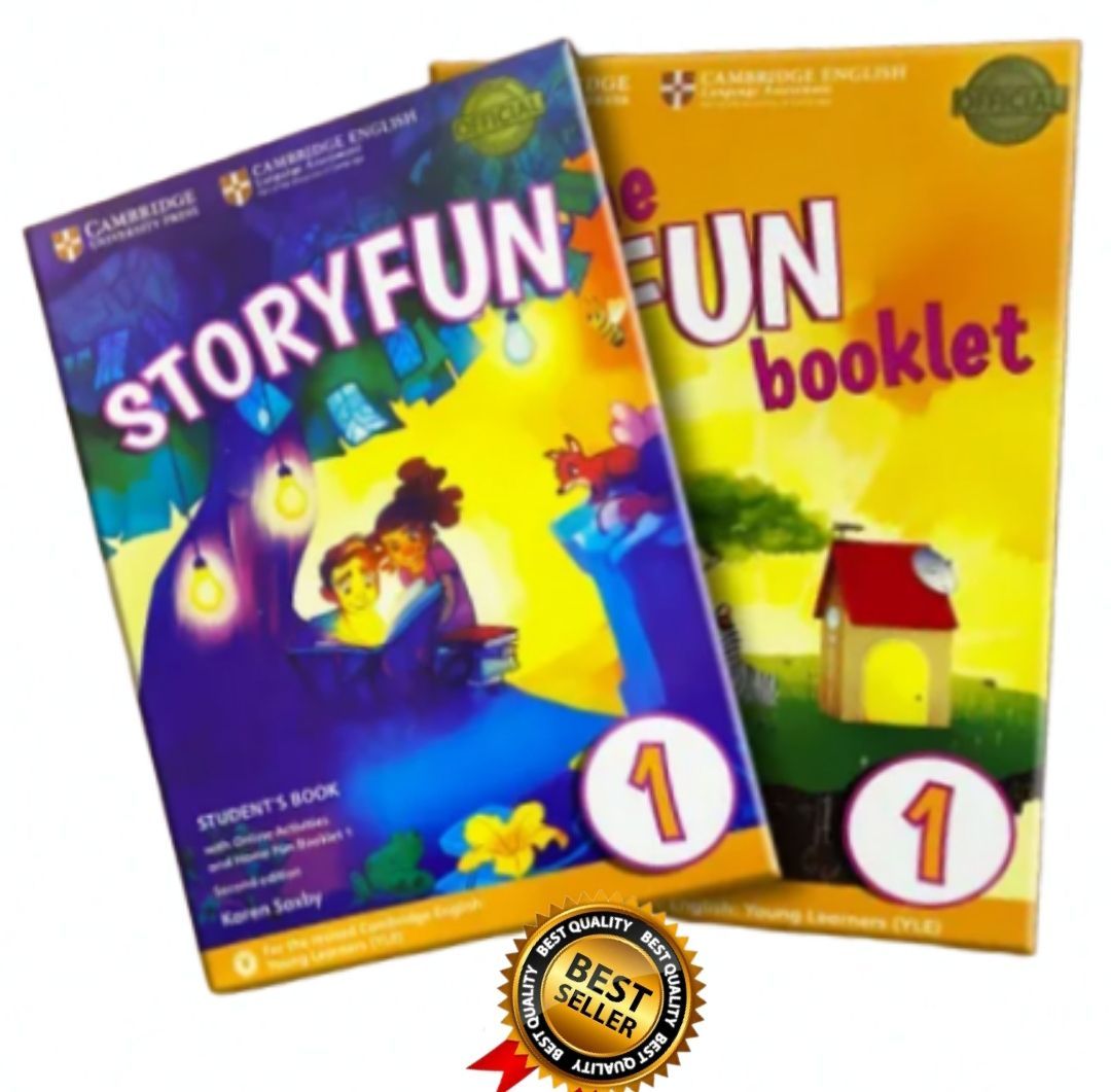 StoryFun 1. ПОЛНЫЙ КОМПЛЕКТ: Student's Book+ Home Fun Booklet+CD