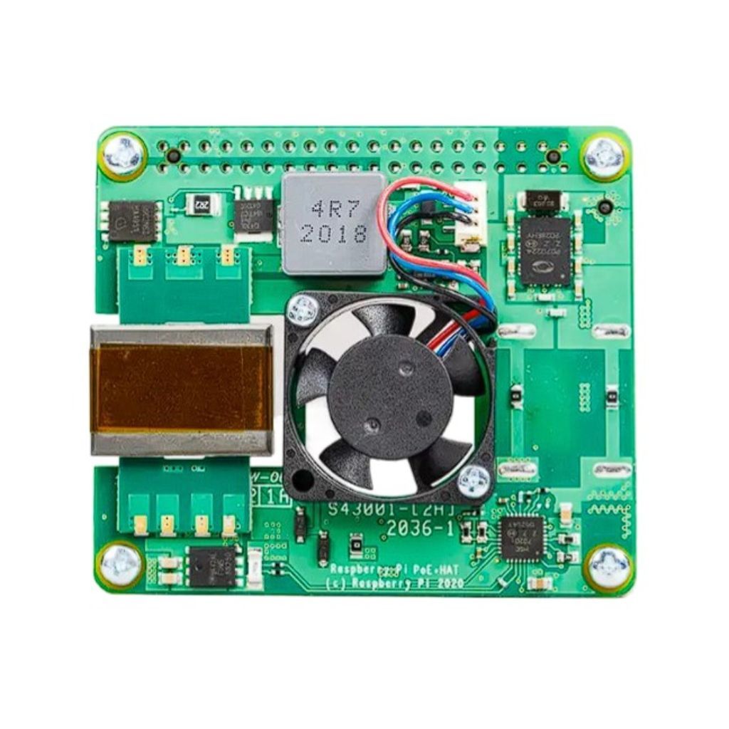 Плата расширения Raspberry Pi PoE+ HAT