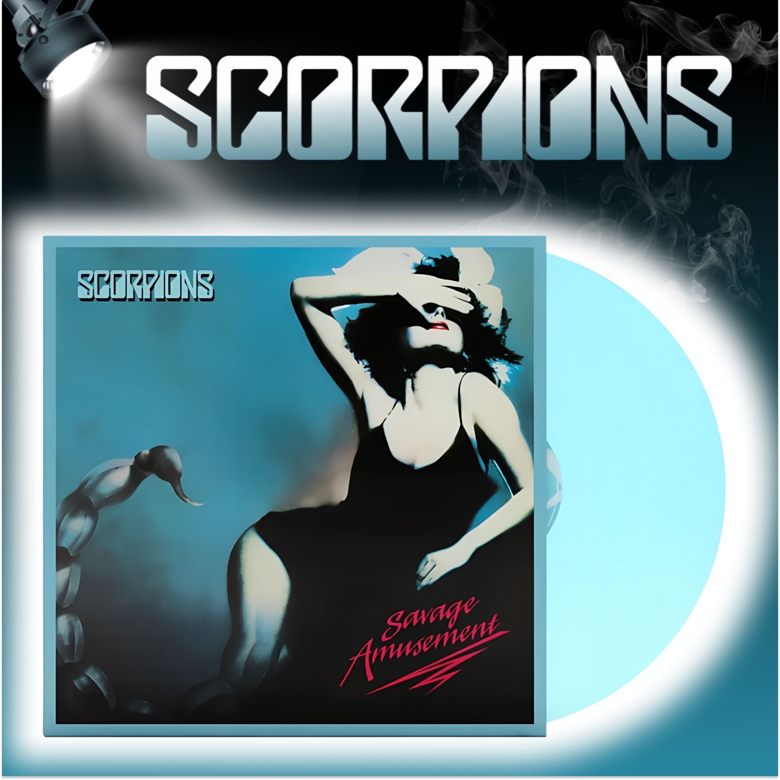 Виниловая пластинка Scorpions Savage Amusement LP (blue / CURACAO TRANSPARENT)