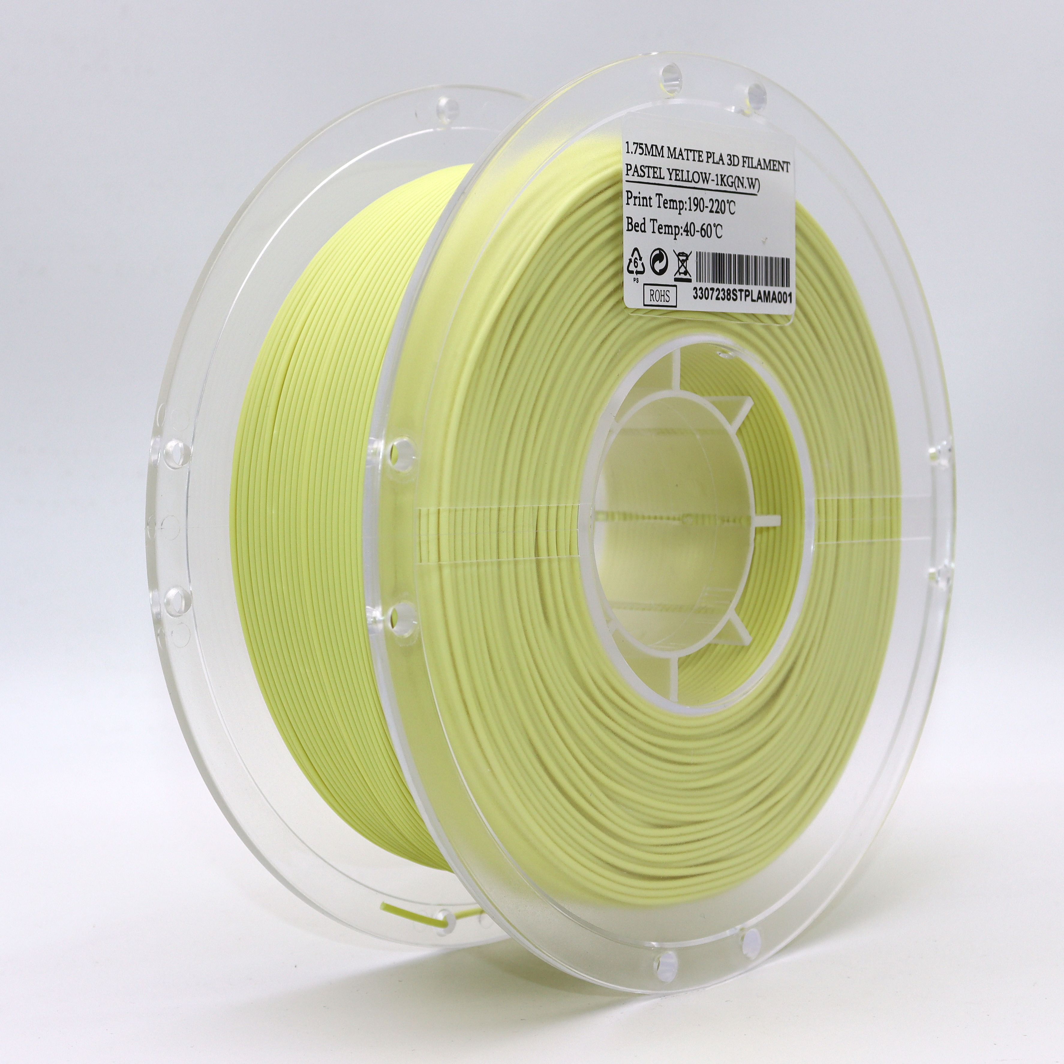 Филамент (пластик) Sting3D PLA PRO Pastel Yellow (желтый) для 3d принтера