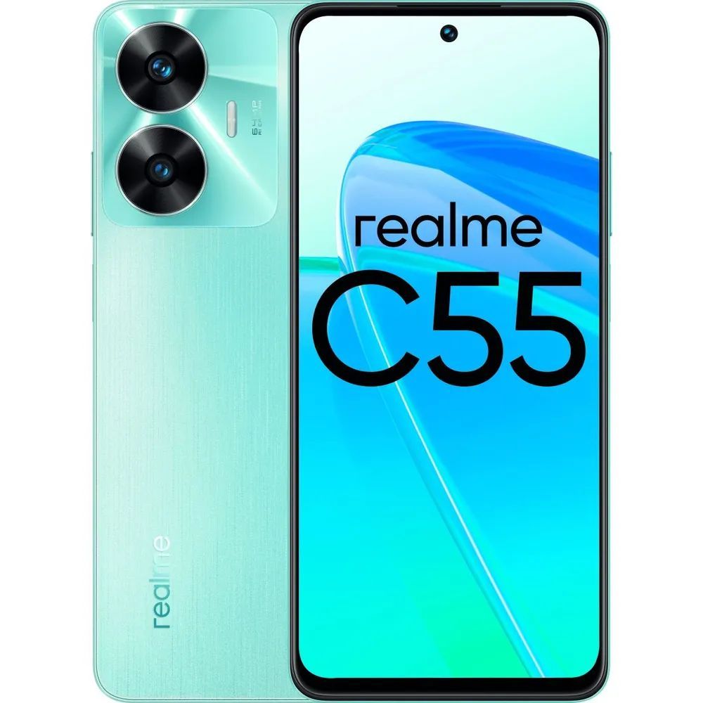 realme Смартфон Realme C55 CN 6/128 ГБ, зеленый