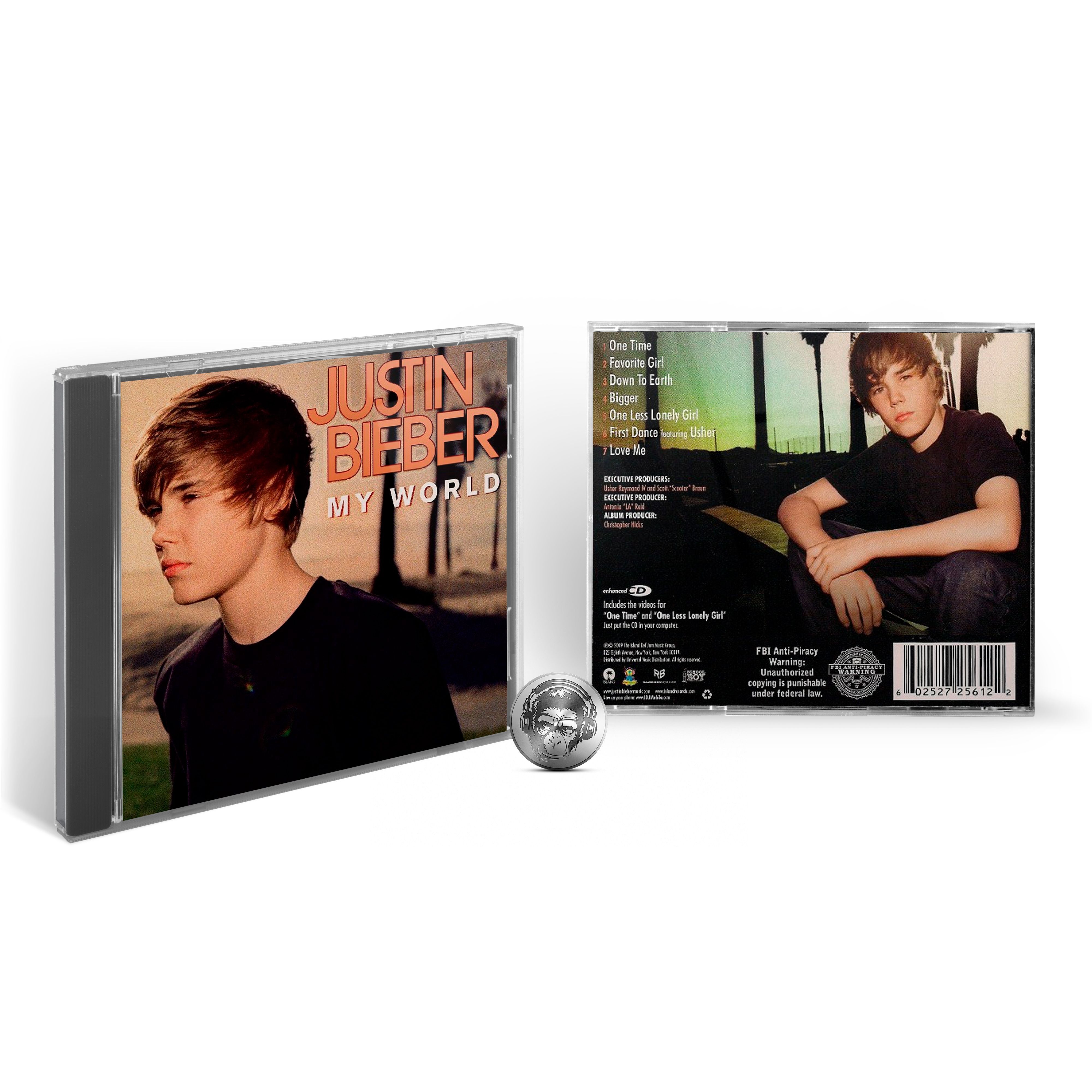 Музыкальный диск Justin Bieber - My World (1CD) 2009 Island Jewel