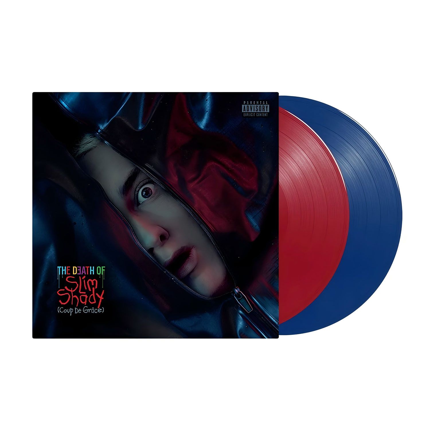 Виниловая пластинка Eminem - The Death Of Slim Shady (Coup De Grace) 2 x Vinyl, LP, Red Opaque / Blue Opaque