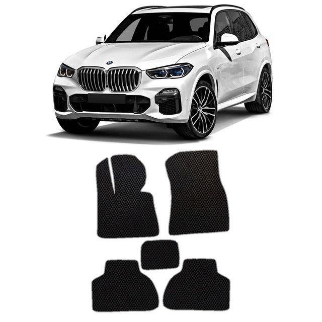 Коврики автомобильные из EVA в салон для BMW X5 G05 БМВ Х5 Г05 ( 2018 2019 2020 2021 2022 2023 2024 г.в)