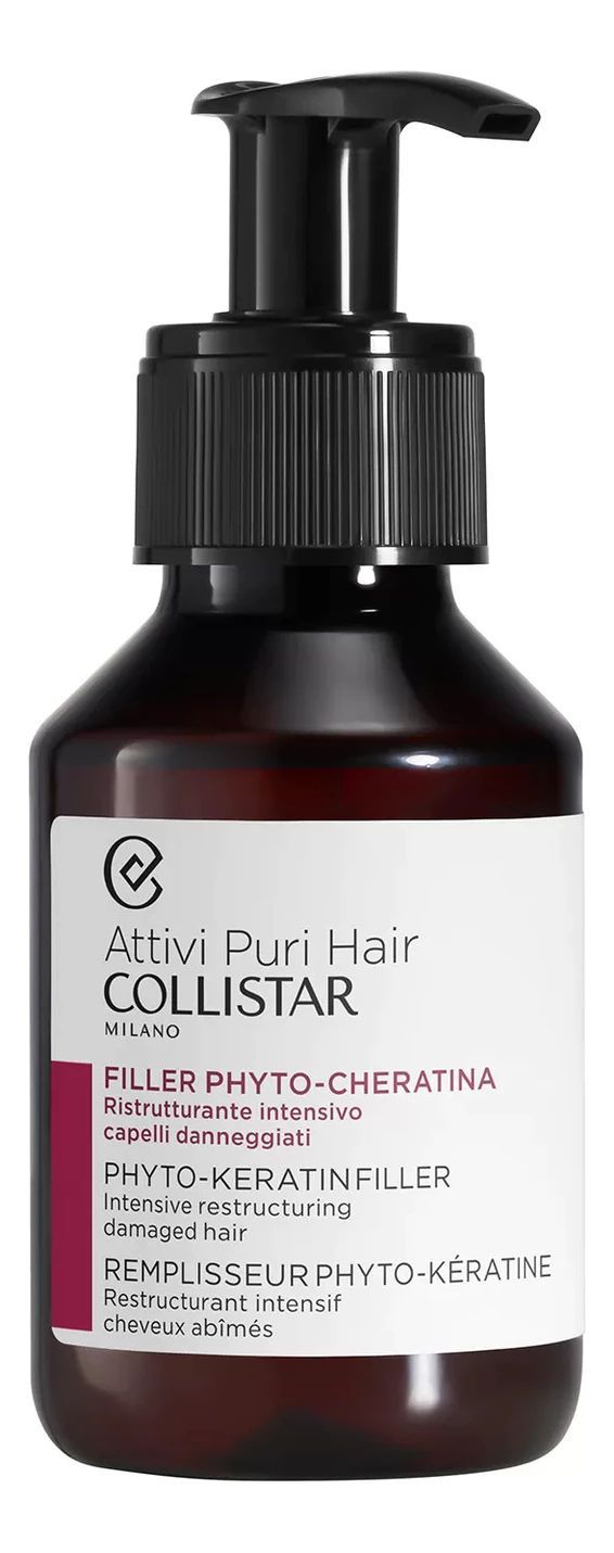 Collistar Phyto-Keratin Filler Фитокератиновый филлер-наполнитель уход перед шампунем, 100 мл