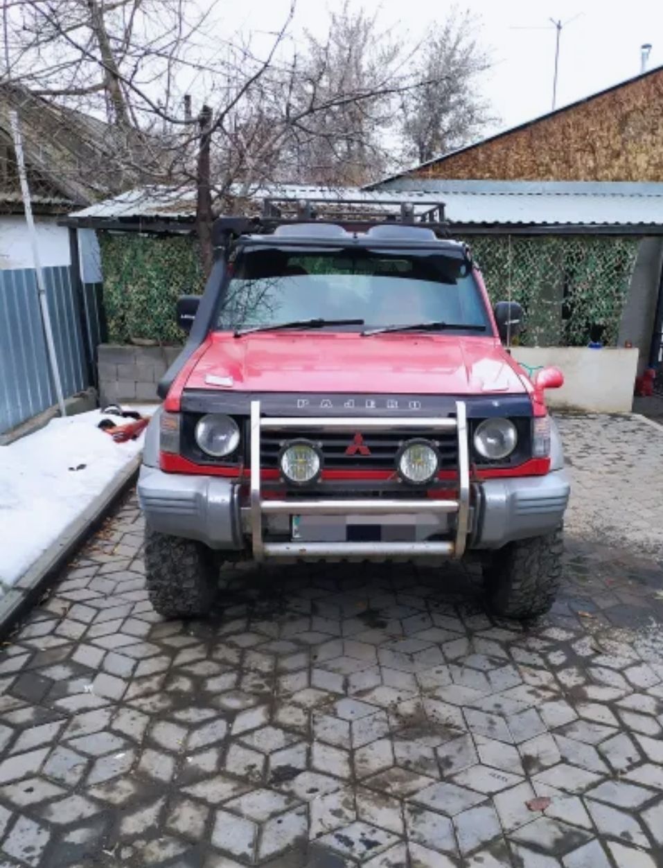 дефлектор капота отбойник Mitsubishi Pajero II (1991-1998)