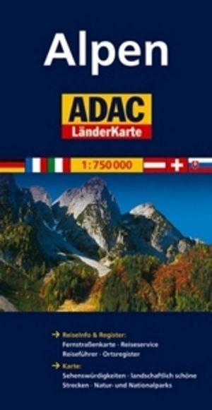 Альпы ADAC Map