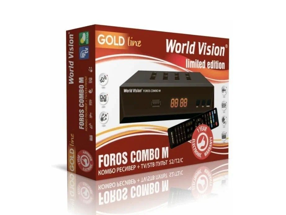 ТВ ресивер World Vision Foros Combo M