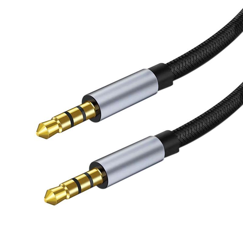 Аудио кабель AUX 3,5mm jack - 3,5mm jack / 1m