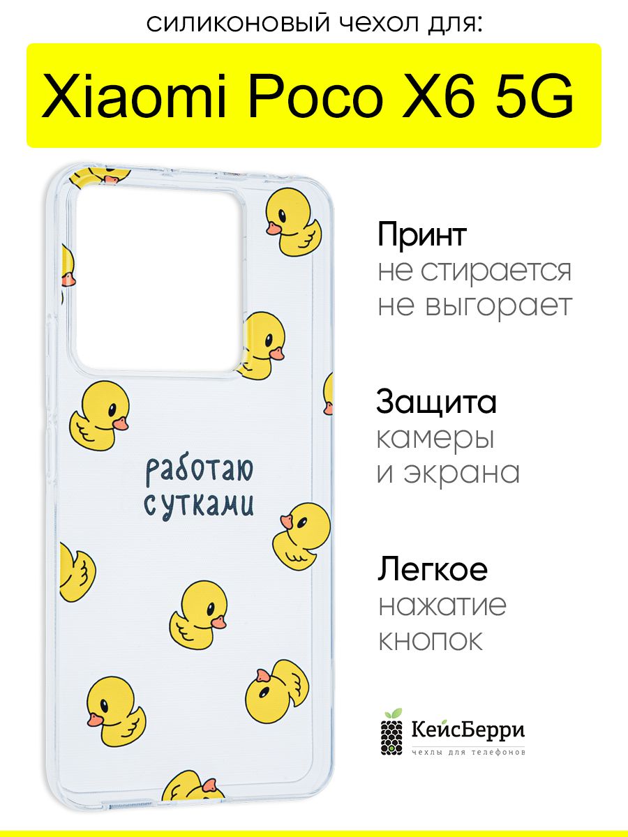 ЧехолдляXiaomiPocoX65G,серияClear