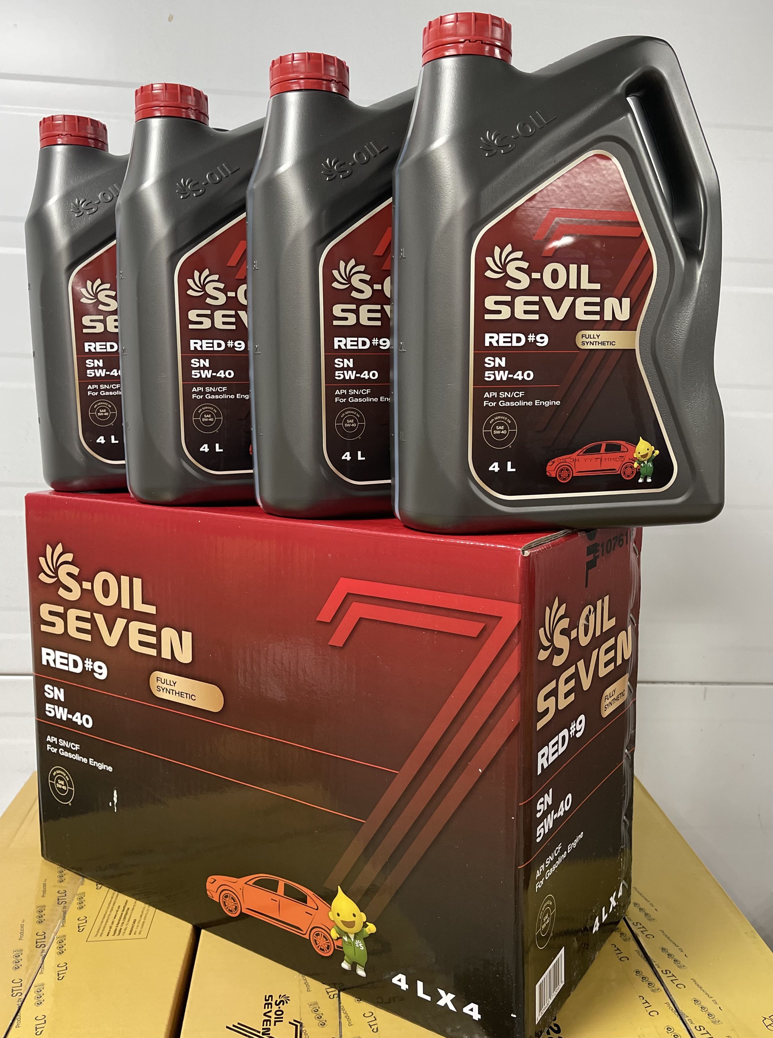 S-OIL SEVEN 5W-40 Масло моторное, Синтетическое, 16 л