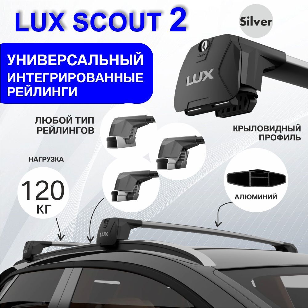 БагажникLUXSCOUT2наинтегрированныерейлинги