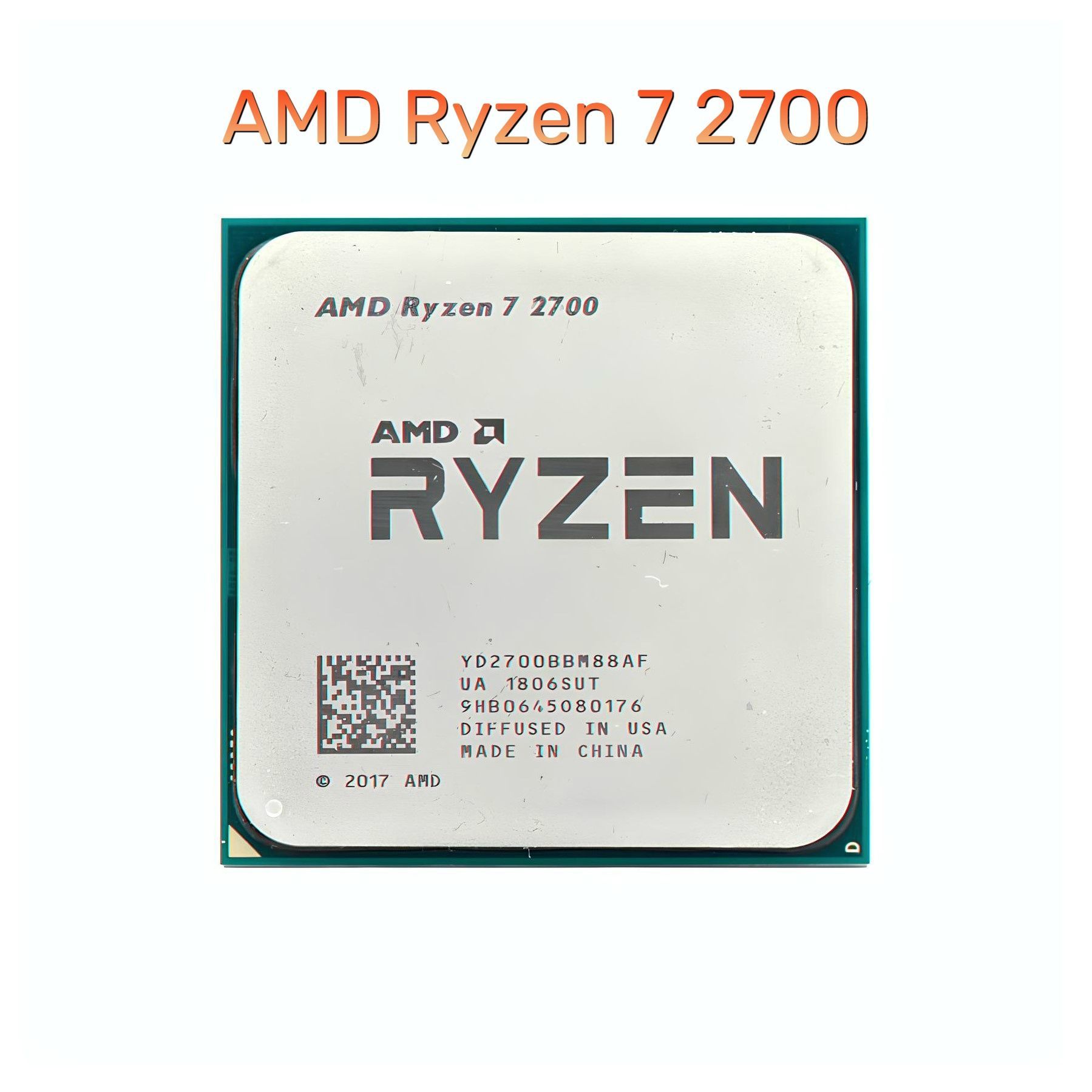 ПроцессорAMDRyzen72700(AM4,8/16до4.1ГГц,DDR42933МГц)