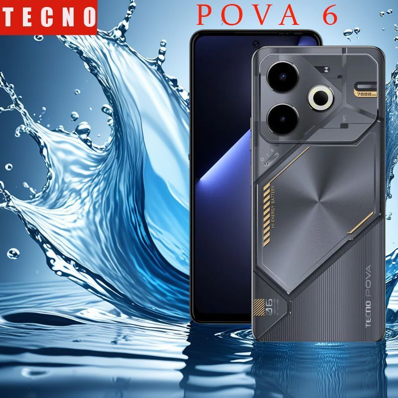 TecnoСмартфонPOVA6CN8/256ГБ,черный