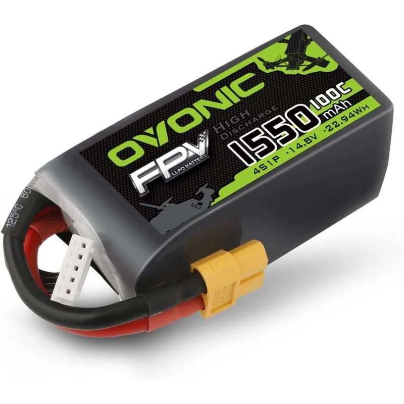 OVONIC 4s Lipo Battery 100C 1550 мАч 14,8 В Lipo аккумулятор с разъемом XT60