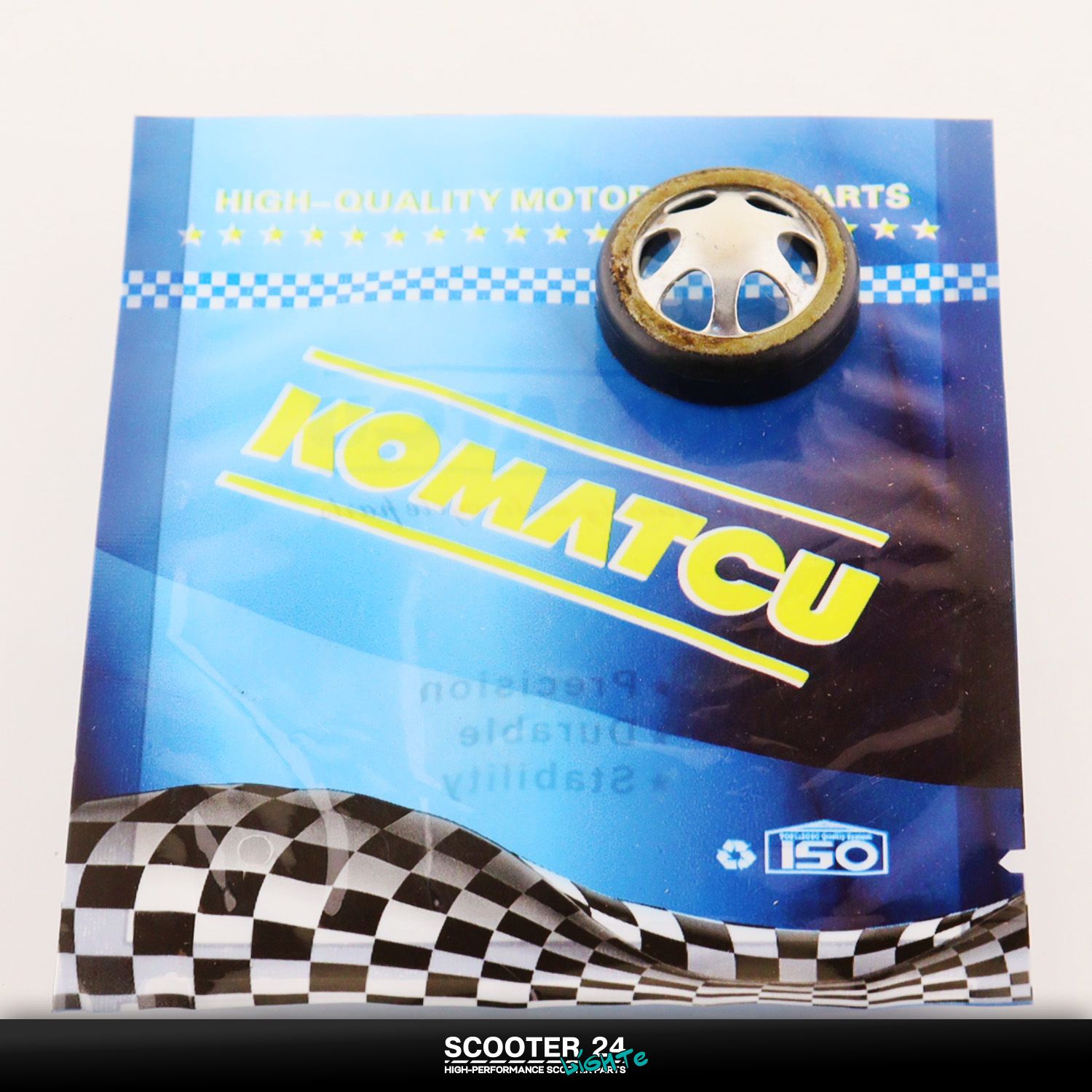 Глазок уровня масла в крышку картера на мопед Delta / Дельта / 4T CG150 диаметр 25 мм "KOMATCU"