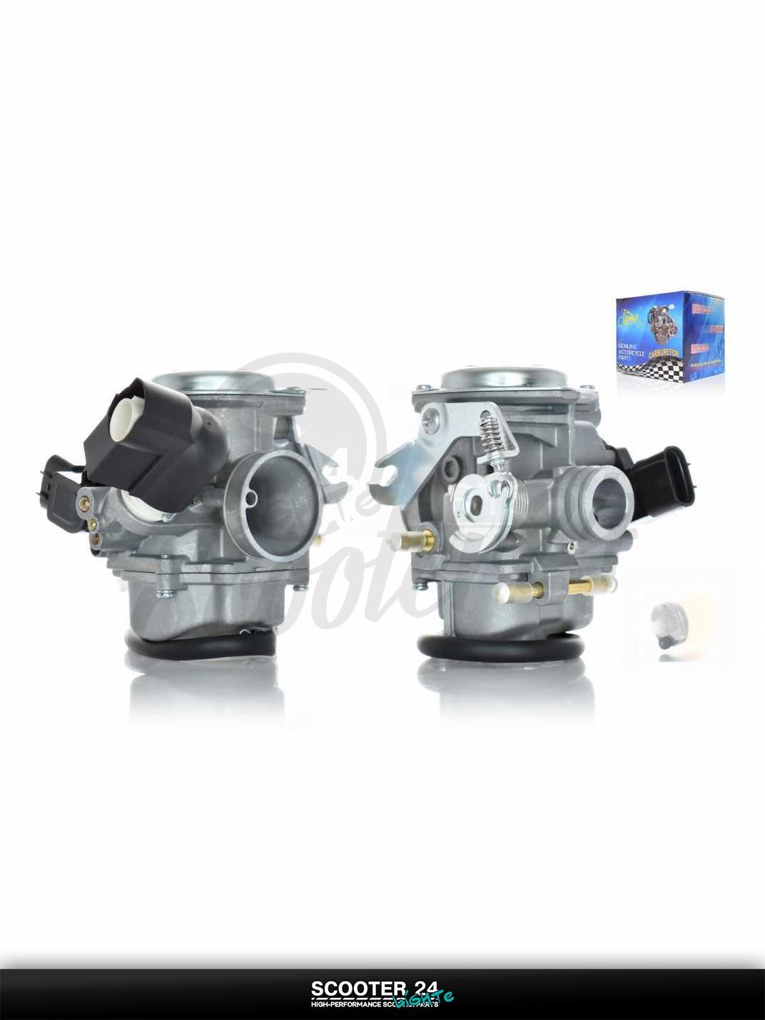 Карбюратор на скутер Honda DIO AF56, GIORNO CREA AF54 / Хонда Дио и Джорно Креа +фильтр "LIPAI"